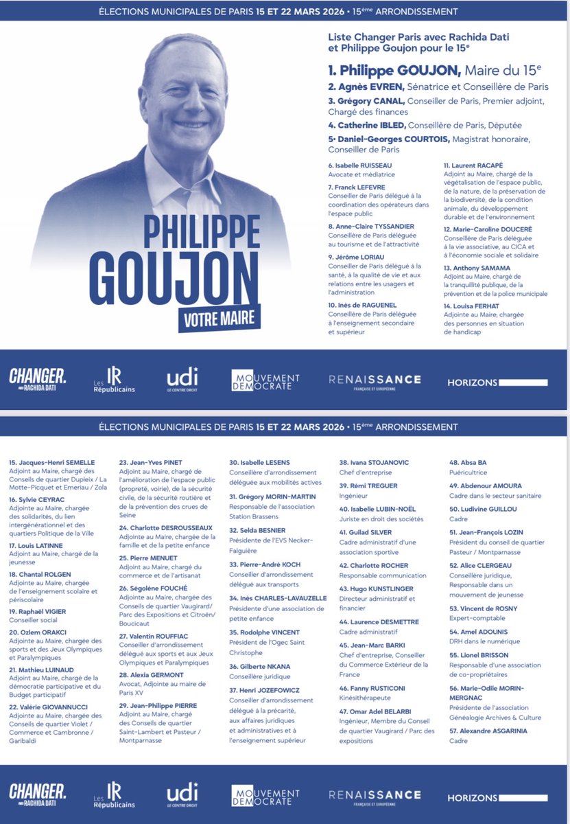 Laurent_RACAPE's tweet photo. Dimanche on vote @datirachida à #Paris et @Philippe_Goujon à #Paris15 🚀 https://t.co/lDkhQcltIo