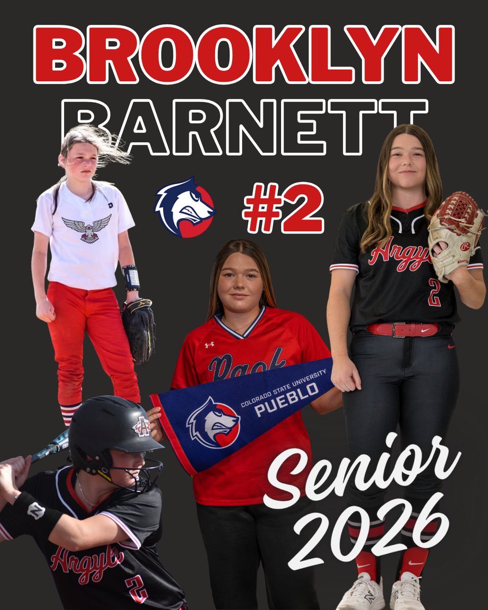 ArgyleSoftball's tweet photo. Senior Spotlight!
#2, Brooklyn Barnett! She is a member of NHS and PALS. She has been a 4 year starter on Varsity softball. She will be attending Colorado State Uni. Pueblo in the fall to play softball and major in Biology with a pre-PT emphasis. #ps23
@ArgyleSports @ArgyleISD https://t.co/JEPh5Z8pq4