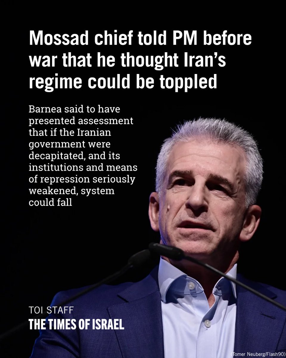 The Times of Israel tweet media