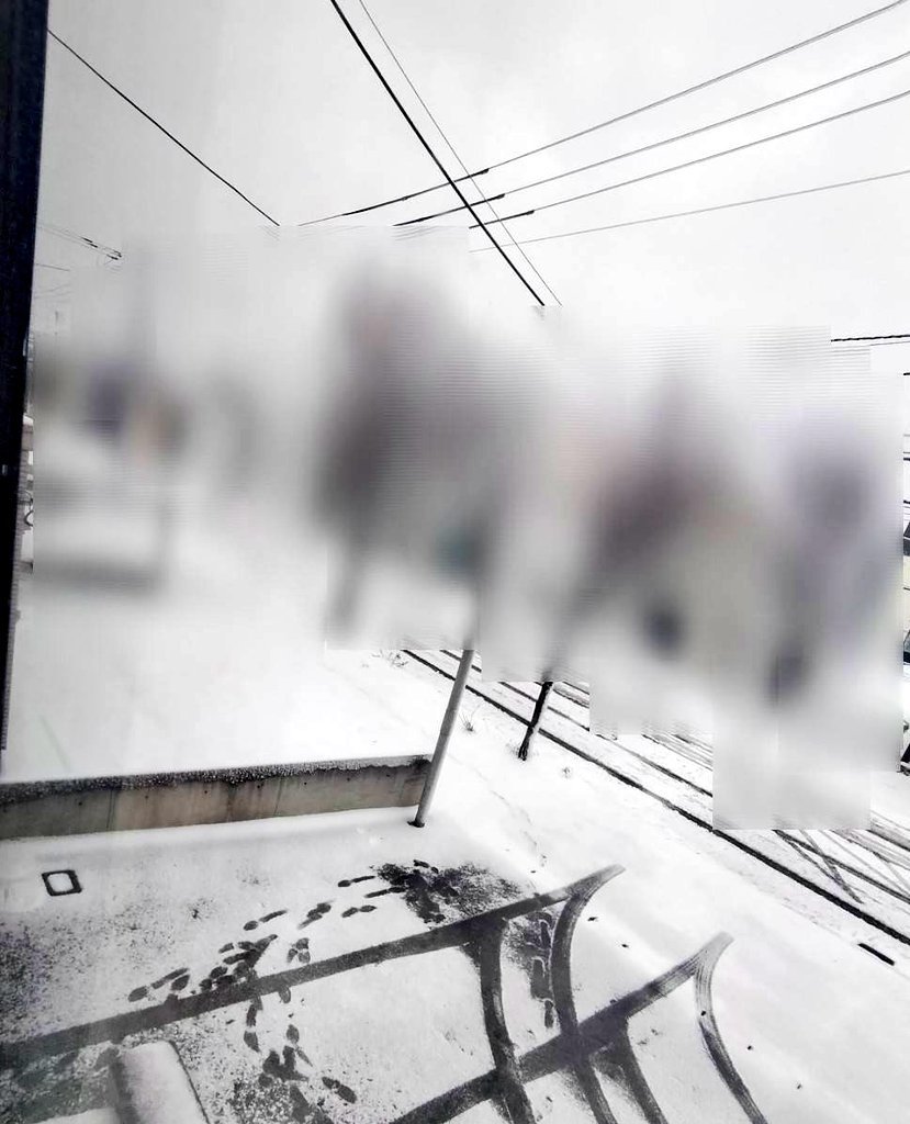 😕うわー、まっしろ❄ー💦
🙁……つもってるぬね……💦

で？ 昨日は春分の日でしたっけ……春……うん……春ね……❄❄❄