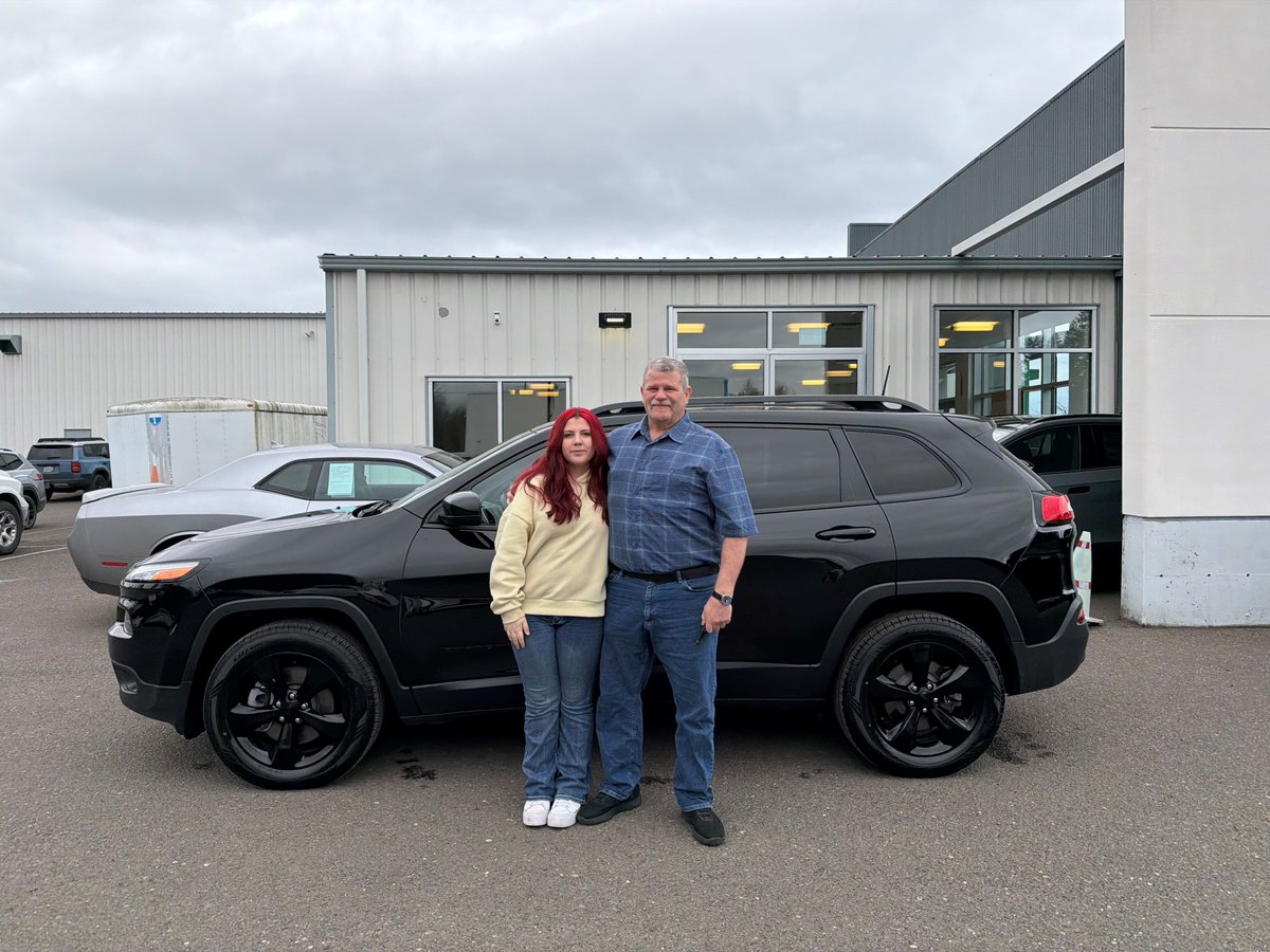 WilderAuto's tweet photo. Congratulations to Andrea on your new 2025 Nissan Kicks, Frank and Frankie on your new 2018 Jeep Cherokee, Aaron and Ashley on your new 2023 Dodge Charger, and Jasmine on your new 2026 Toyota 4Runner! They are happy customers of Lauren. https://t.co/Ao9XzC8fP3