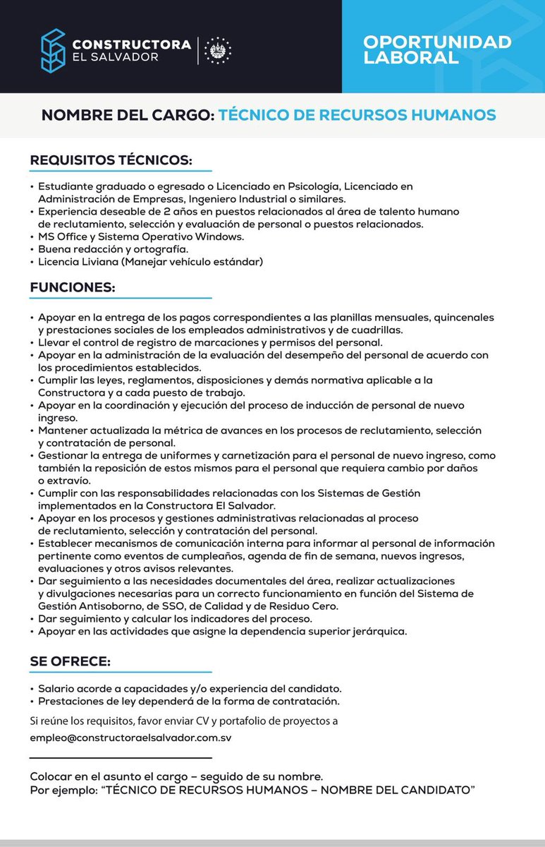 Constructora El Salvador tweet media