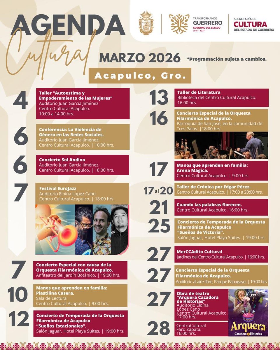 Secretaría de Cultura Gro. tweet media