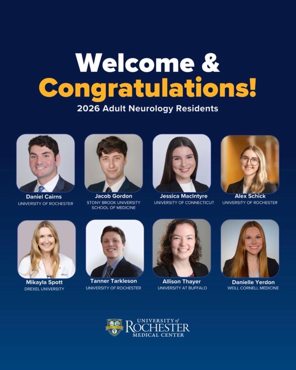 University of Rochester Neurology Residency tweet media
