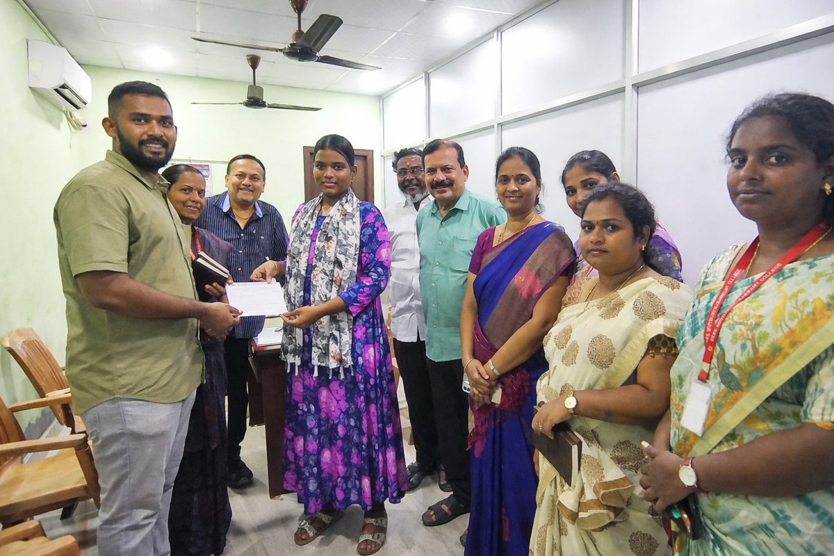ShyampaulM's tweet photo. A meaningful visit today to Sri Muthu Kumarasamy College,North Chennai, where I met with the management committee as part of our social service initiatives.Thankful to the Almighty for guiding this journey and to my friends for their constant support
#pammalshyam #socialactivist https://t.co/AYVfmnTPyC
