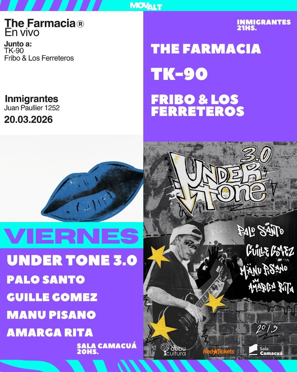 MovAltuy's tweet photo. Próximas fechas 📅 https://t.co/Db2xCuR11S
