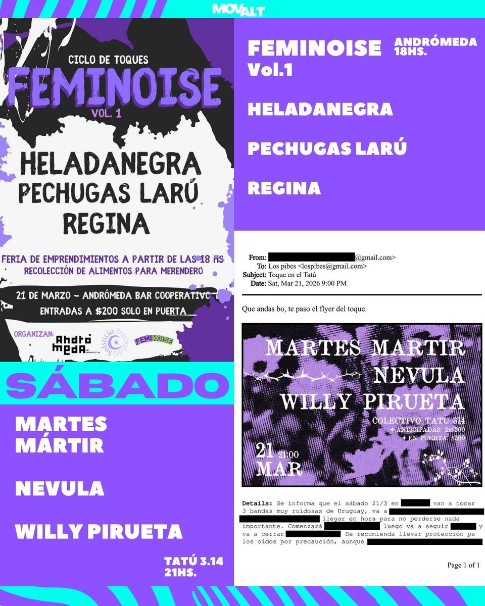 MovAltuy's tweet photo. Próximas fechas 📅 https://t.co/Db2xCuR11S
