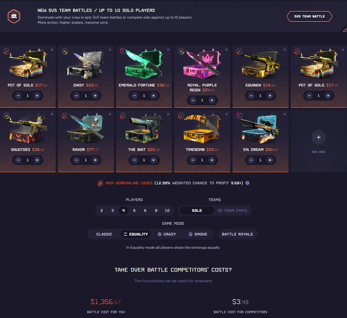 🎁$1356 Weekly Competition! (%99 sponsored)
💵Wager at least $1000 on code ''Raxor'' + ''Rax''
⏳Rolls 03.27

🆓2 Random RT + LIKE gets $50 extra battle no wager.

🛑Go to raxrewards.com, click the 'Enter Competition' button and make sure you're on the entry list.