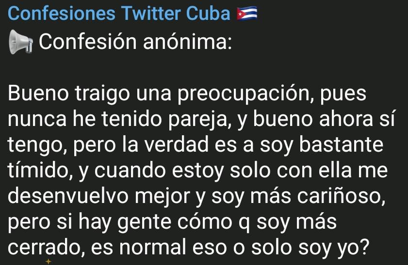 Confesiones Tuitel Cuba  tweet media