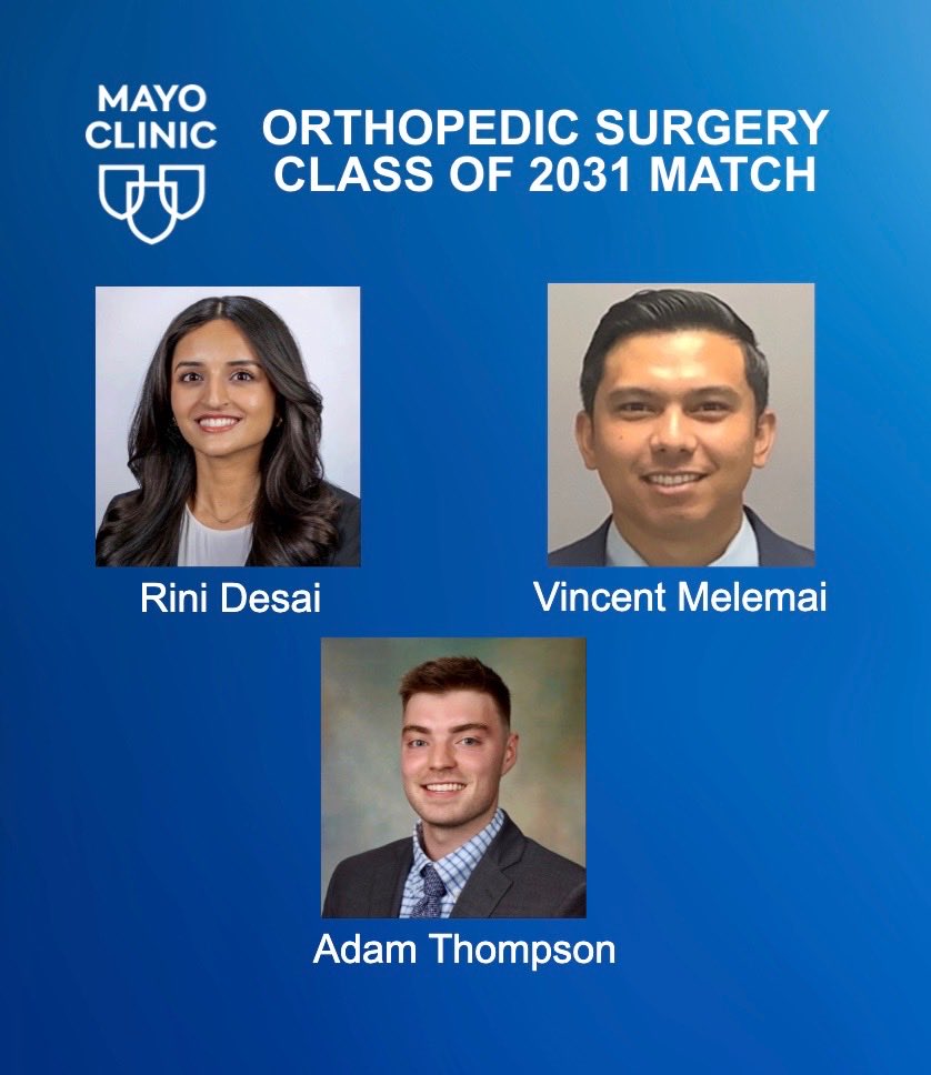 Mayo AZ Orthopaedic Surgery Residency tweet media