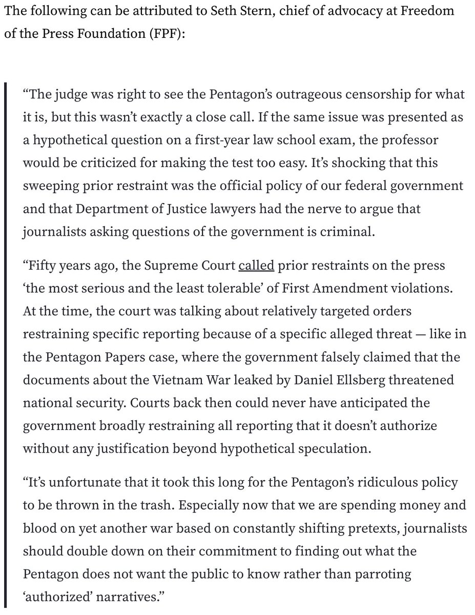 Freedom of the Press Foundation tweet media