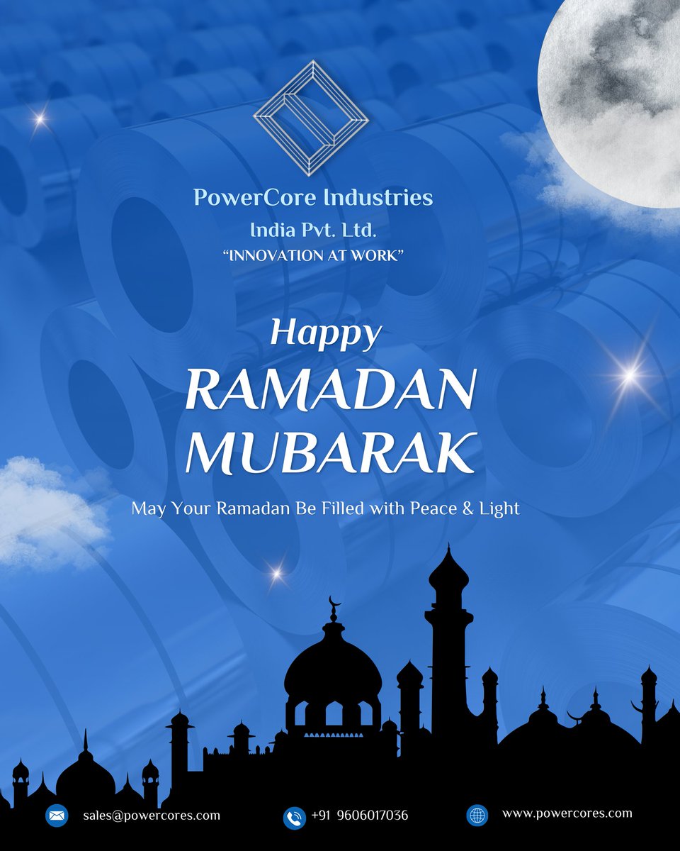powercoreindus's tweet photo. A season of reflection, growth, and new beginnings

May this Ramadan bring positivity, prosperity, and success to you and your business.
Let’s continue building a stronger and brighter future together.
https://t.co/I5FTwUGdlI#Ramadan2026 #RamadanMubarak #TrendingNow #InstaDaily https://t.co/FRNmCdmy00