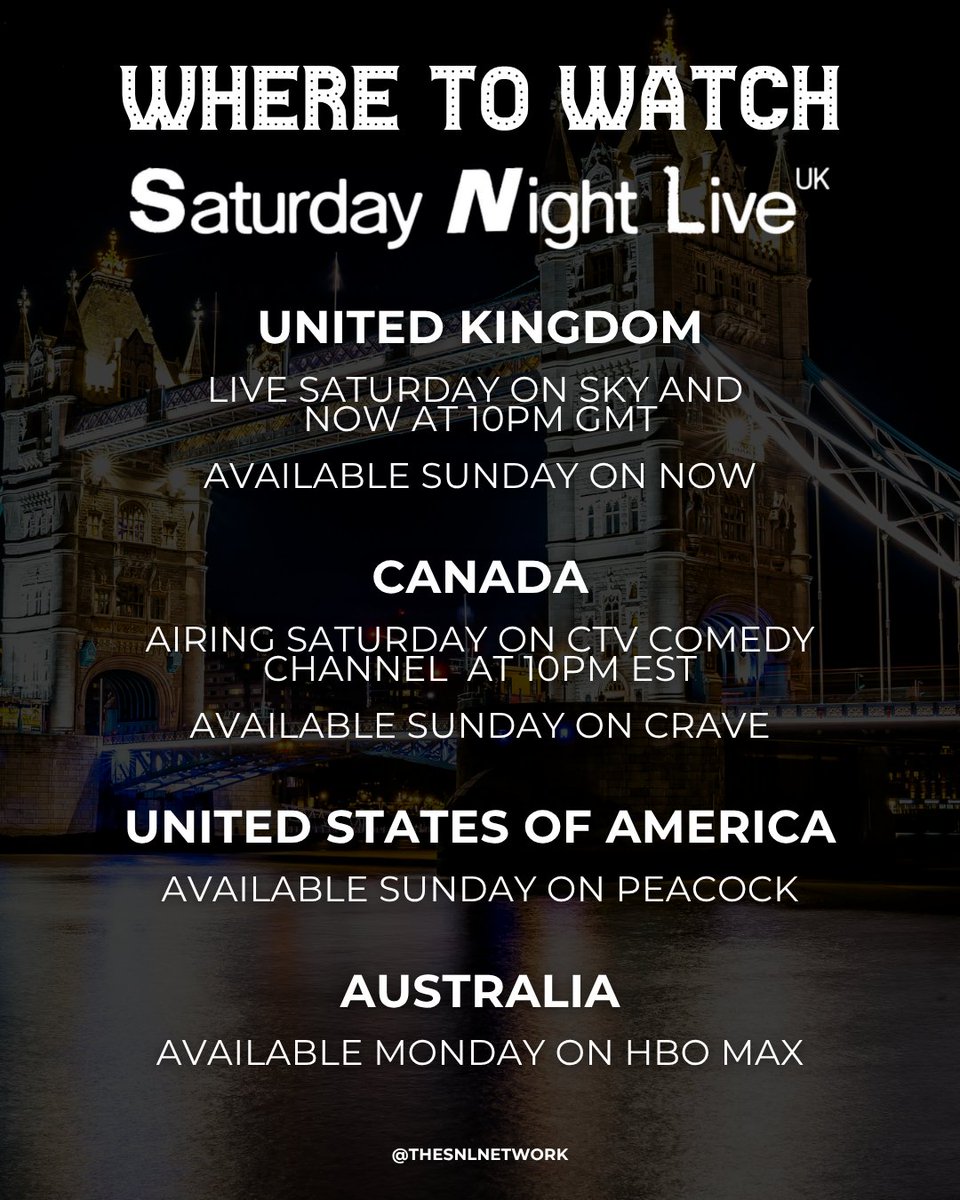 Saturday Night Network tweet media