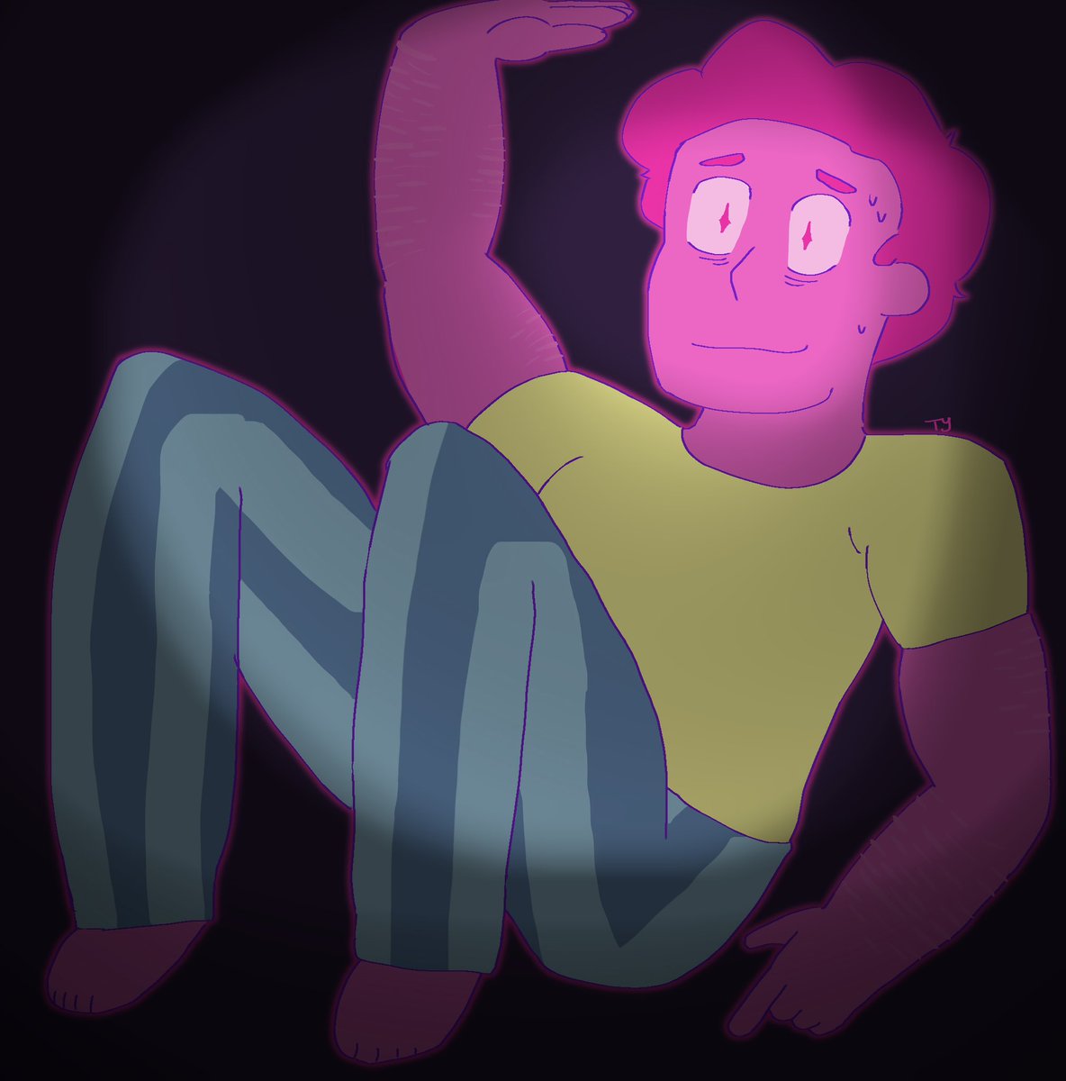 therebyyours's tweet photo. nightmare #stevenuniverse #pinksteven #sutwt #stevensu https://t.co/IIJhaHEdar