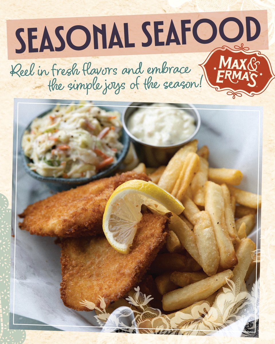 MaxErmas's tweet photo. Some meals just feel like home.

New England Fish &amp; Chips. Crispy cod, fries, slaw, tartar.

A main menu favorite worth ordering again. https://t.co/LrGczqCrRh