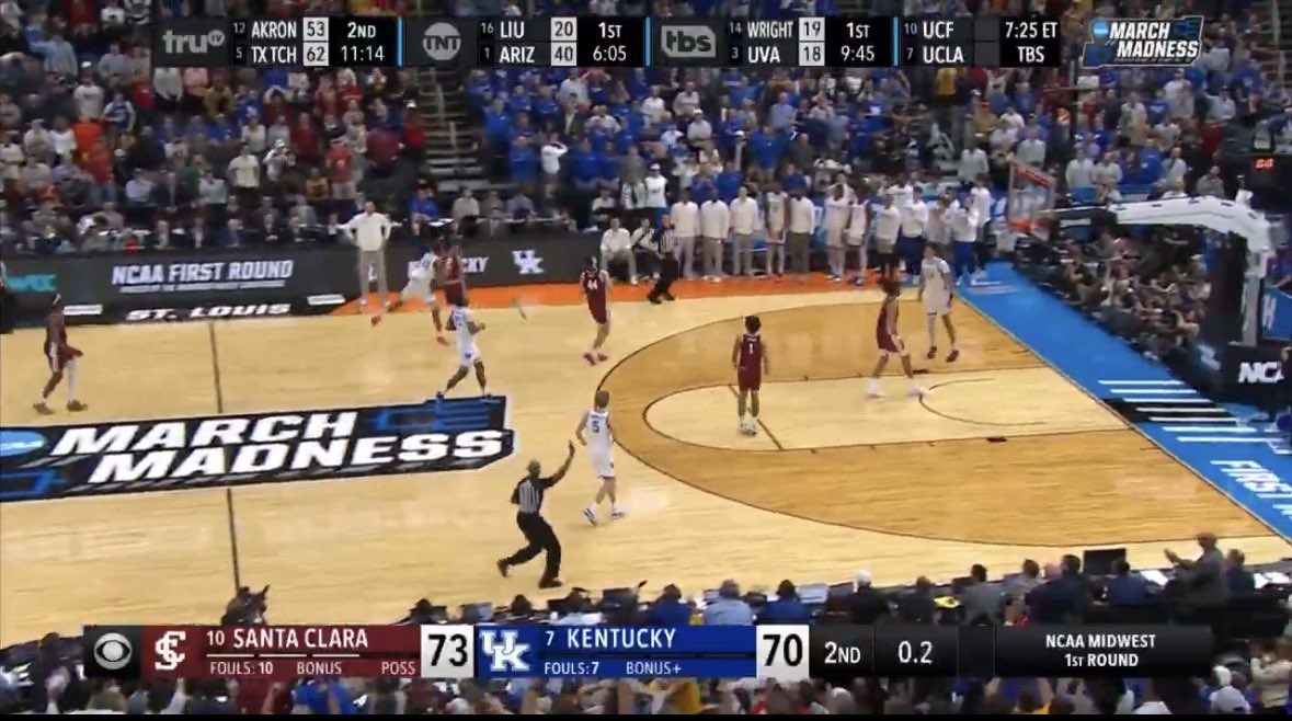 BDub062286's tweet image. Coach can call Timeout after a made basket up until the point the other team grabs the ball. Sendek didn’t call it until Aberdeen grabbed it. Thus under the rule, he was late. &amp;amp; the TV clock was 0.2 behind