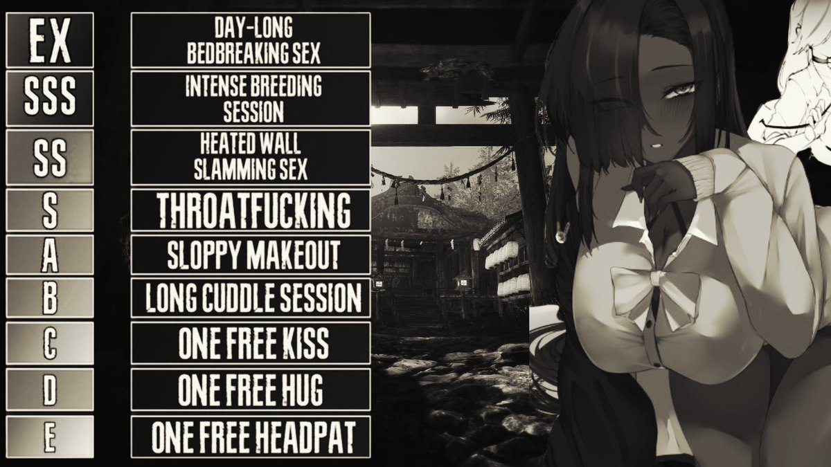 She'll brutally honest too. If she finds a person that ticks all the boxes they'll receive a 🌟. 

What does that entail? A special reward in DMs.