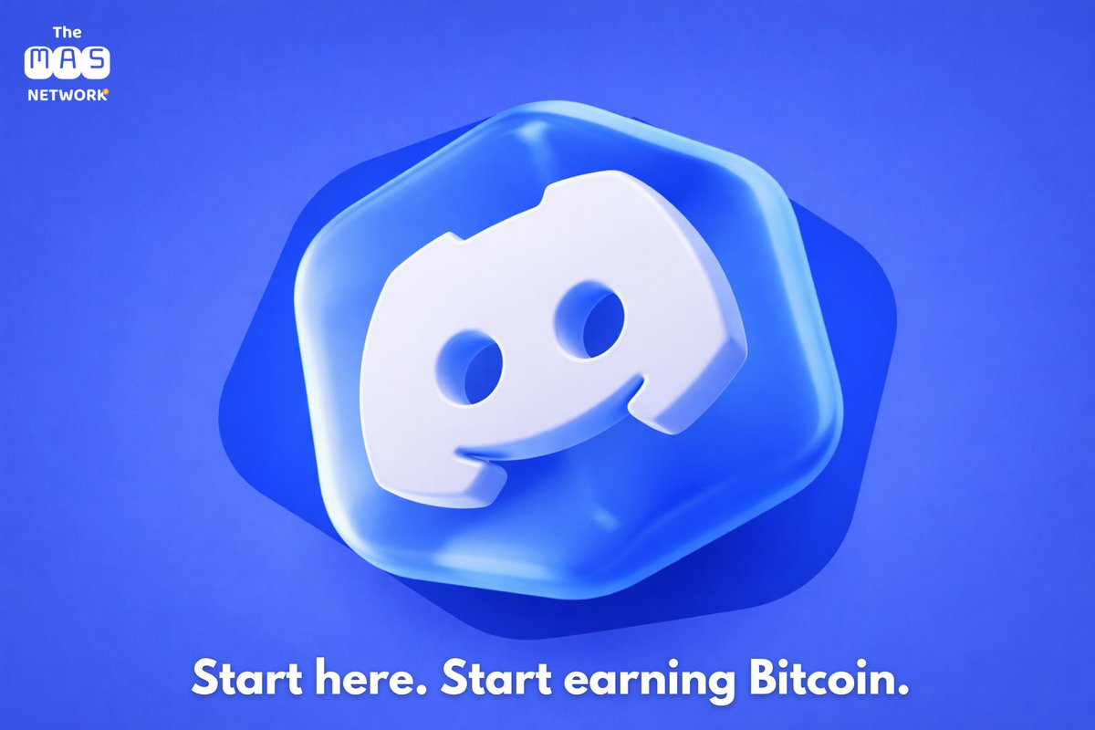 masbtc21's tweet photo. GM MAS Network Community 📢

For those who missed today’s Space or experienced connection issues, we’re taking the conversation to Discord LIVE tomorrow! 🎮

🗓 March 21, 2026
⏰ 4:00 PM WAT

Join @the_engineer_21 & special guests to discuss:
• The platform
• How to earn passive #Bitcoin
• NFTs + leveling
• Live Q&A (Get your questions ready!)

🔗 Join here: https://t.co/Seyxd7TrlX

#Stacks $sbtc $stx #web3 #crypto