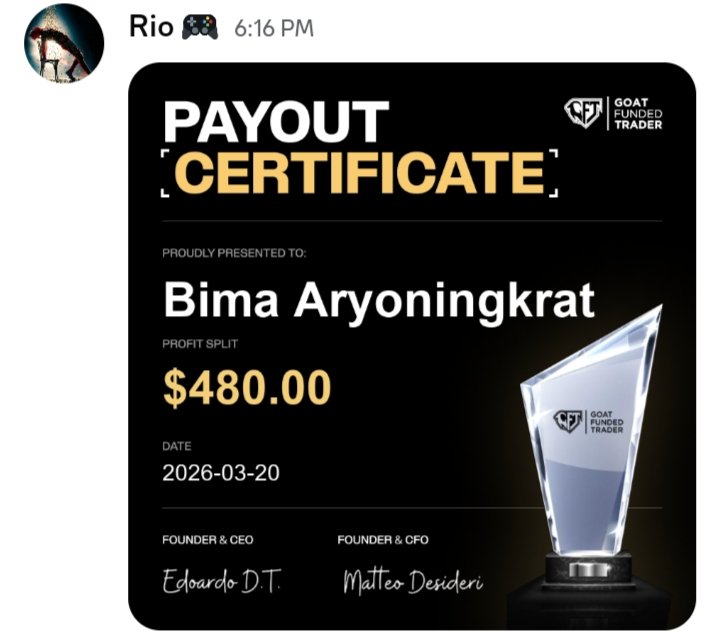 Onwuka | Goat Funded Trader Support tweet media