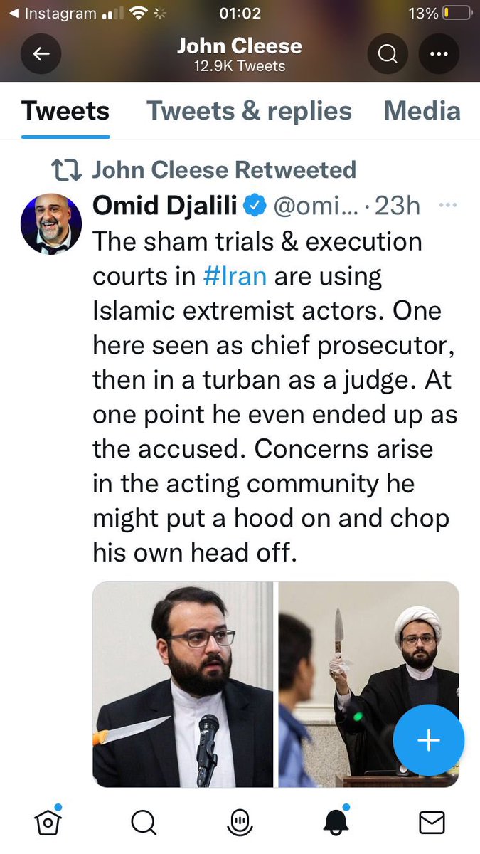 Omid Djalili tweet media