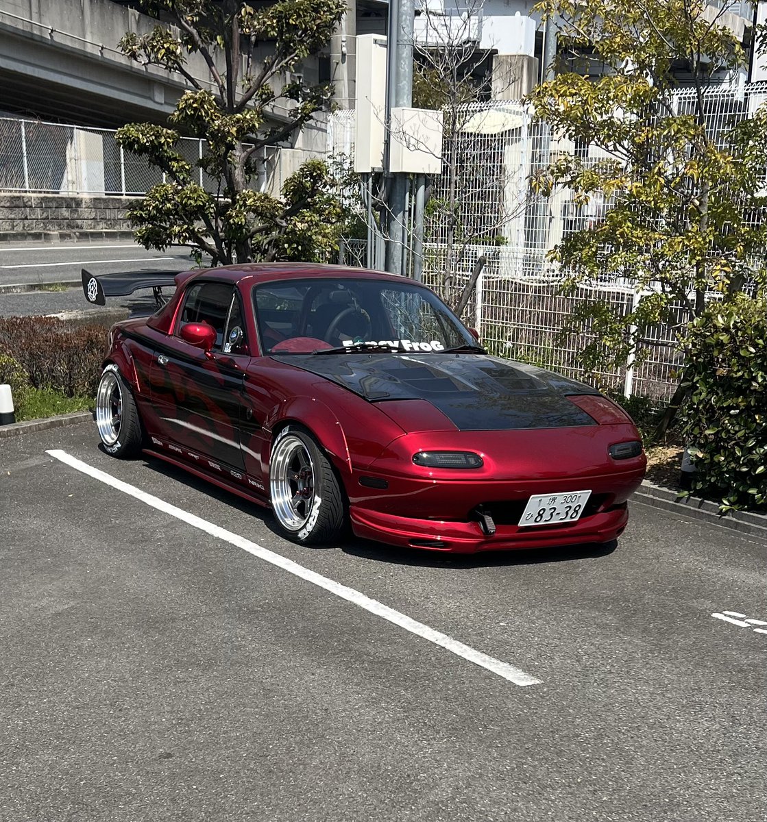 ロードスター出勤🚗