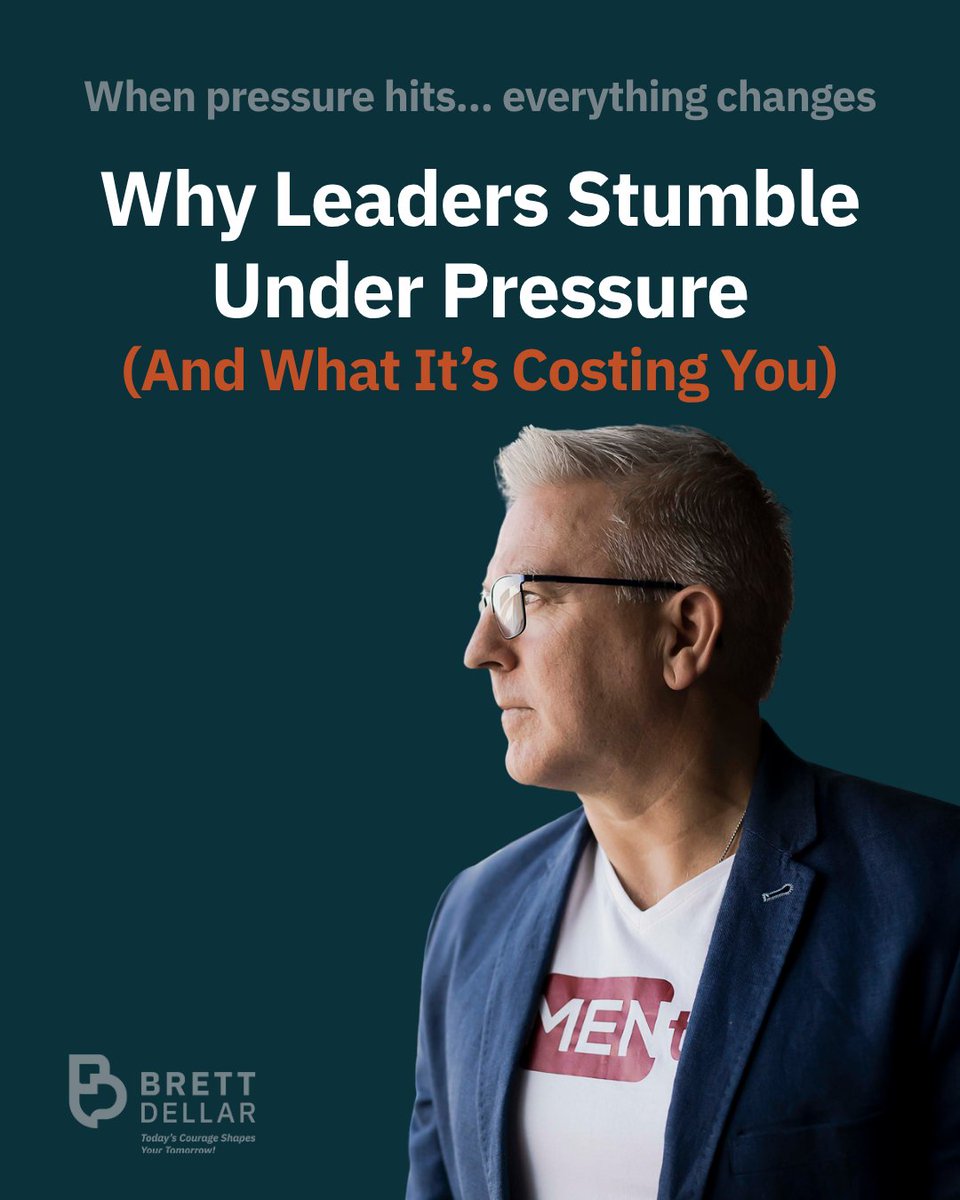 BrettDellar's tweet photo. Leadership is easy...when everything is running smoothly.
Leadership is easy…until pressure mounts and the proverbial hits the fan.

Deadlines stack.
Breakdowns occur.
Communication lines are broken.
Emotions rise.
Decisions carry weight.

And suddenly, what seemed simple and easy… starts to shift.
Because leadership isn’t tested in calm waters and safe environments.

It’s tested when the storm hits, when things are uncertain, uncomfortable, and moving fast.

Leaders don’t stumble because they don’t know what to do.
They stumble because pressure changes how they behave.

As a business owner and former Police Officer and Detective, I’ve seen this firsthand. In high-pressure situations, including knife wielding offenders, violent domestic disputes, firearm incidents, even a siege. There’s no time to think your way through it.

You rely on what’s been ingrained.
Your patterns.

And while business may not be life or death…leadership can absolutely determine the life or death of a business, or the culture within it.

When pressure hits, leaders don’t rise to their training.
They default to their patterns.
And those patterns are built over time:
• Childhood values, beliefs, and experiences
• Early career environments
• How they were led
• What behaviours were rewarded
• Past leadership role models (good or bad)
• Unresolved emotional experiences under pressure
• Reinforced behaviours that were never challenged
• Environments that reward urgency over thinking

And this is where it becomes visible.
When patterns are strong, leadership can look consistent.
Clear. Calm. Decisive. Measured.
But when patterns are weak or misaligned…leadership can start to fracture.
• Words and actions become incongruent
• Decisions become rushed or avoided
• Emotions override judgement
• Difficult conversations are avoided
• Control increases
• Trust decreases
• Standards shift depending on the situation

When leaders default to negative patterns…trust drops immediately.
Safety narrows.
Ownership fades.
Culture begins to erode.

When pressure builds, this is where thinking can begin to change. All of a sudden:
SPEED replaces ACCURACY.
REACTION replaces INTENTION.

It’s important to understand…
Knowledge isn’t the problem.
Execution under pressure is.

Because the real test of leadership isn’t what you know…
It’s how you behave when things are uncomfortable.
You see it when:
• Deadlines stack
• Emotions rise
• Decisions carry consequence
• Information is incomplete
• There is no clear right answer
• People are watching how you respond
• Mistakes have already been made

This is the hidden gap.
Misalignment.

When a leader’s values, emotions, and actions don’t line up under pressure, even strong leaders can shift:
• Strong communicators become avoidant or even silent
• Collaborative leaders become controlling
• Calm leaders become reactive or emotional

Looking at the big picture to put the pieces together, what is often missing?
• Emotional regulation
• Internal awareness
• Decision clarity in ambiguity
• Behavioural consistency
• Integrity under stress

This is so important to an organisation:
If behaviour changes under pressure…performance will never be stable.

And the organisations that outperform don’t have better people…they have more aligned leaders.

Leadership doesn’t break under pressure…it gets exposed.
And what gets exposed is what actually drives your culture, performance, and results.

So, the question isn’t:
“What do my leaders know?”

The question is:
“Who do they become when it counts?”

Because consistency is what organisations are really paying for.
If you want better outcomes in your organisation, don’t just develop capability.

Develop alignment.
Develop consistency within that alignment.

If this resonates, it’s worth asking:
“Where are your leaders most likely to default under pressure…and what is that already costing your organisation?”

This is exactly the gap we unpack through the ELEVAtum IEQ framework.

And remember…Today’s Courage Shapes Your Tomorrow!

#leadership
#leadershipdevelopment
#organisationalculture
#BusinessLeadership
#ExecutiveLeadership
#WorkplaceCulture
#ResilientLeadership