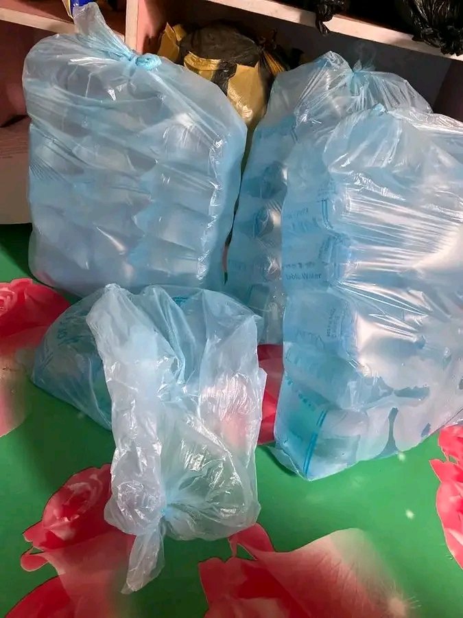 How much is a bag of pure water in your area.