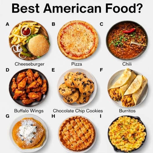🍕✨ What’s the best American food to you? Let me know your pick!! 😄