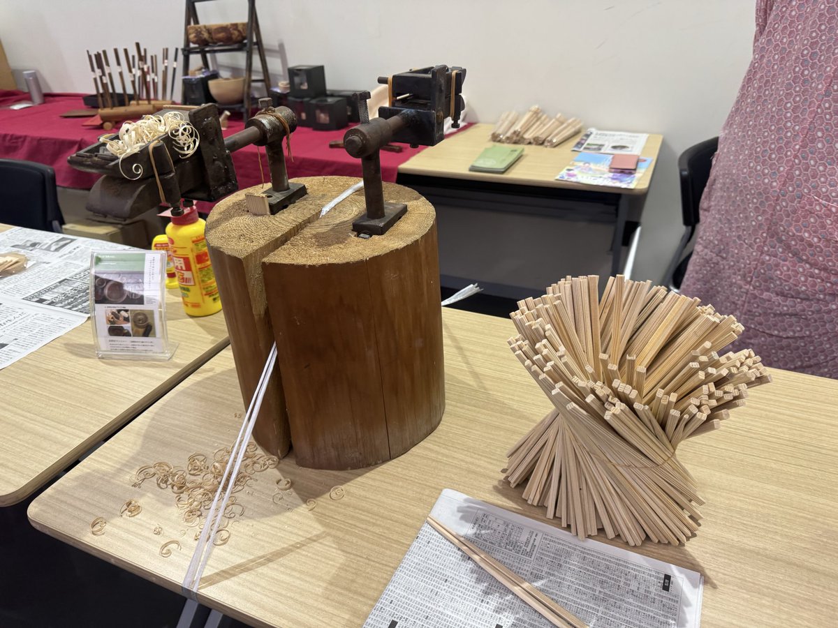 七味づくりワークショップ
割り箸作りやシロフォン作りは予約なしでokです！是非是非来てくださいねー