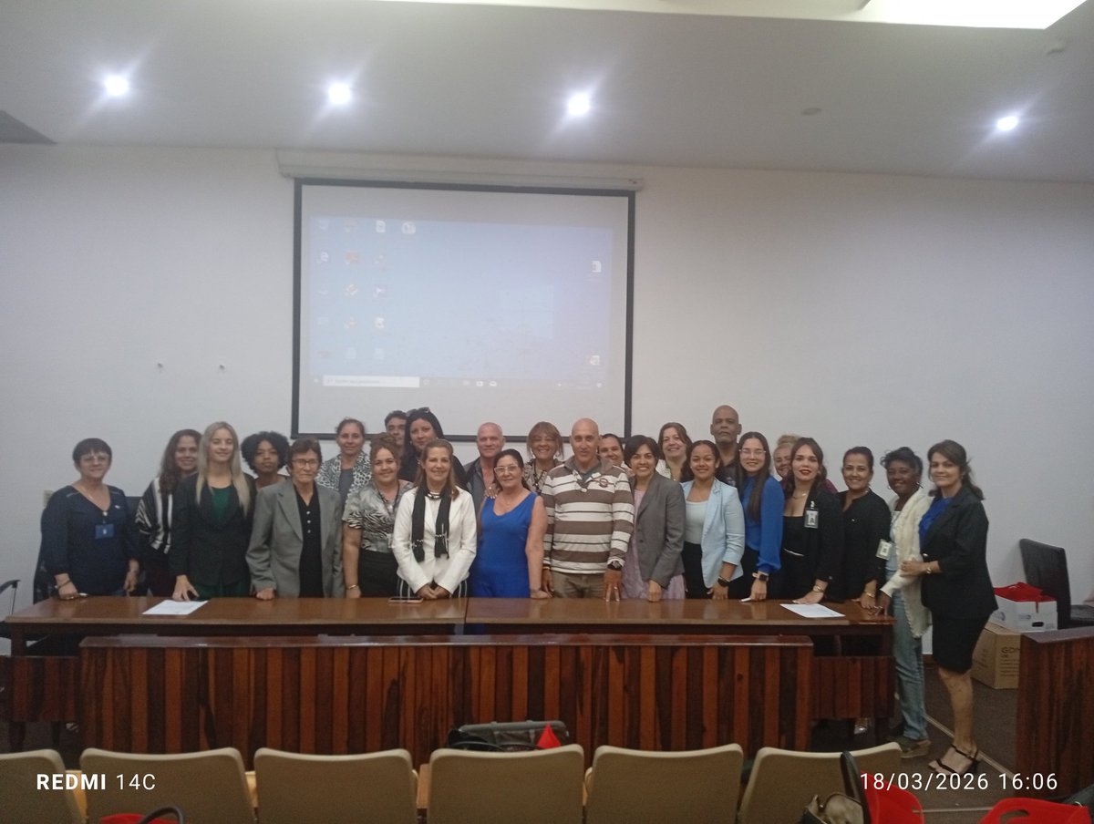 Cubapetroleo1's tweet photo. ⚖️ #CUPET acogió un encuentro de juristas de las Organizaciones Superiores de Dirección Empresarial. Fructífero diálogo sobre el rol del jurista en el entorno empresarial cubano. Presentes: Rosabel Gamón Verde, ministra de Justicia,  y @EdreyRochaG,  director general de CUPET. https://t.co/jIUjfa8CGf