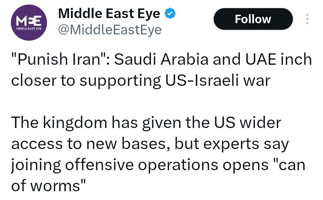 The US is moving into King Fahd Air Base, more troops are landing, and the UAE is bracing for a 9-month conflict. The gears of war are turning. 🚨
​With Washington pushing Riyadh to join offensive operations, the big question remains: Is Saudi Arabia ready for the inevitable