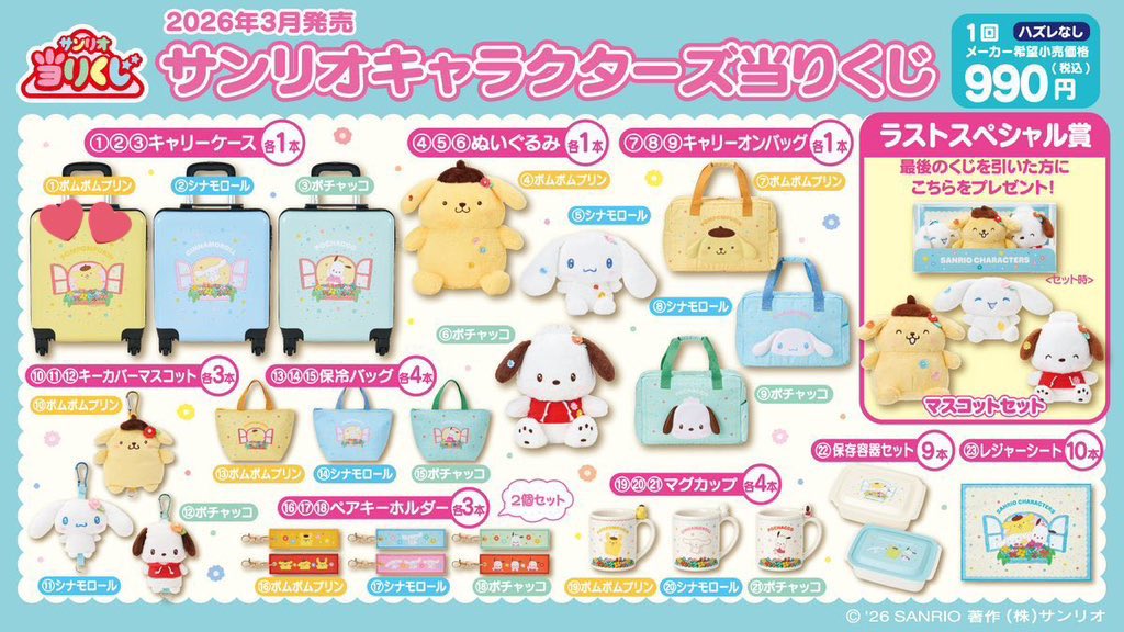 _A_group_'s tweet photo. 【交換】サンリオキャラクターズ当りくじ

（譲）キャリーケース　ポチャッコ
（求）キャリーケース　ポムポムプリン

☆キャリーケースポチャッコに、レジャーシートを無償でお付けいたします。

ご検討よろしくお願いします。

#サンリオ　#交換 https://t.co/ULCW522El9