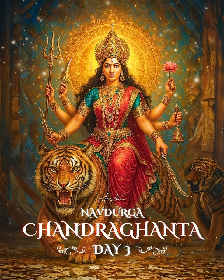 vedansh05's tweet image. जय मां चंद्रघंटा 🙏🏻🙏🏻
नवरात्रि के तृतीय दिवस की हार्दिक शुभकामनाएं 🙏🏻 🙏🏻 #MaaChandraghanta #Navratri_स्पेशल #Day3 #माचंद्रघंटा