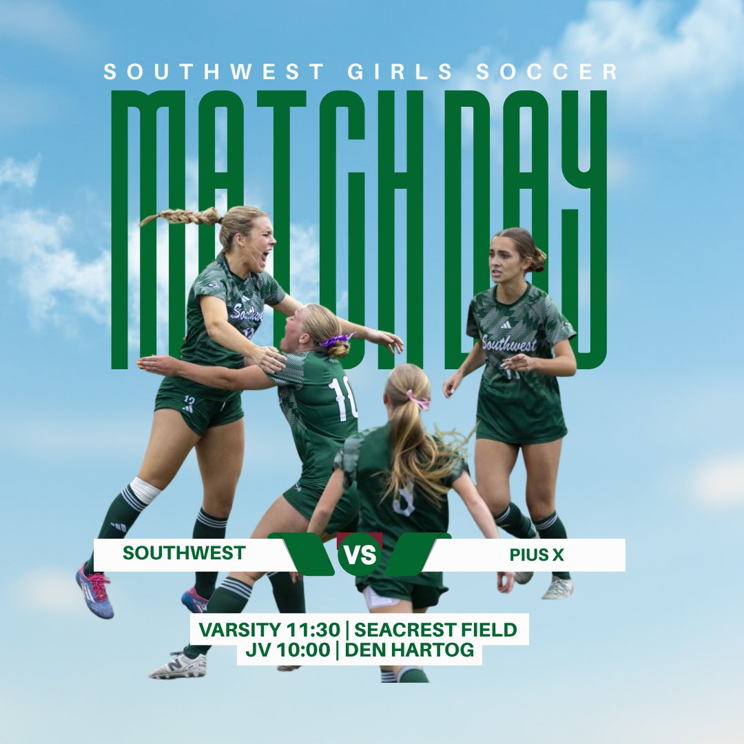 lswgirlssoccer's tweet photo. Good Night Lincolnβ¦
When you wake upβ¦join us for a rivalry matchup.
β°: JV 10am, V 11:30am
ποΈ: Den Hartog JV
ποΈ: Seacrest Varsity
#NextGoodThing ππ¦
β½οΈ https://t.co/qrwbcvZZ6E