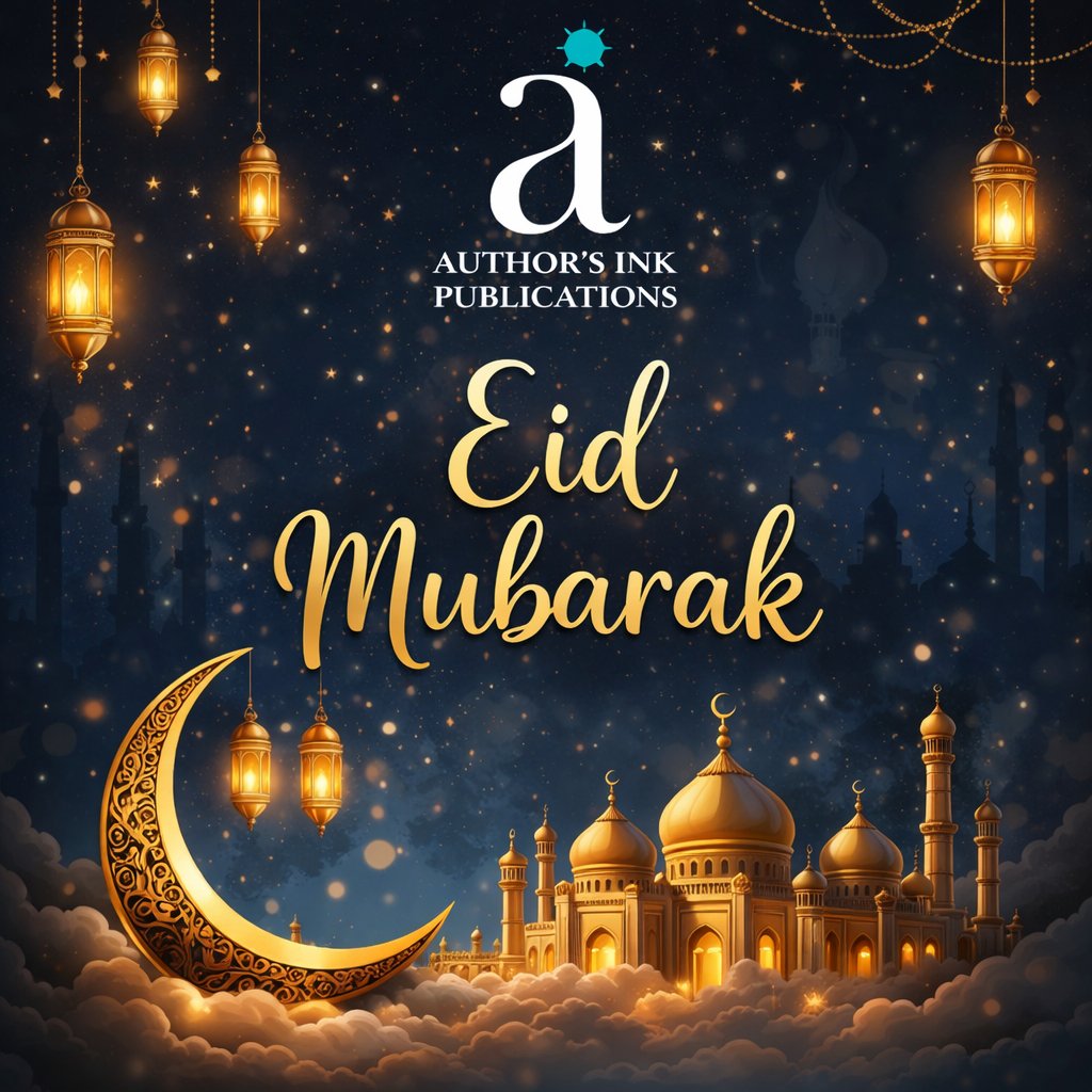AuthorsInkIndia's tweet photo. On this blessed occasion of Eid, may your life be filled with love, light, and meaningful stories. 🌙✨

Eid Mubarak to everyone celebrating!

#EidWeekend #EidelFitr2026 #EidMabrouk #Eid https://t.co/McWFFEqK10