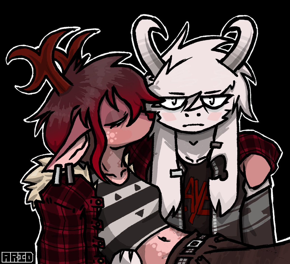 pokerface 
[#dessriel #deltarune #asrieldreemurr #dessholiday]