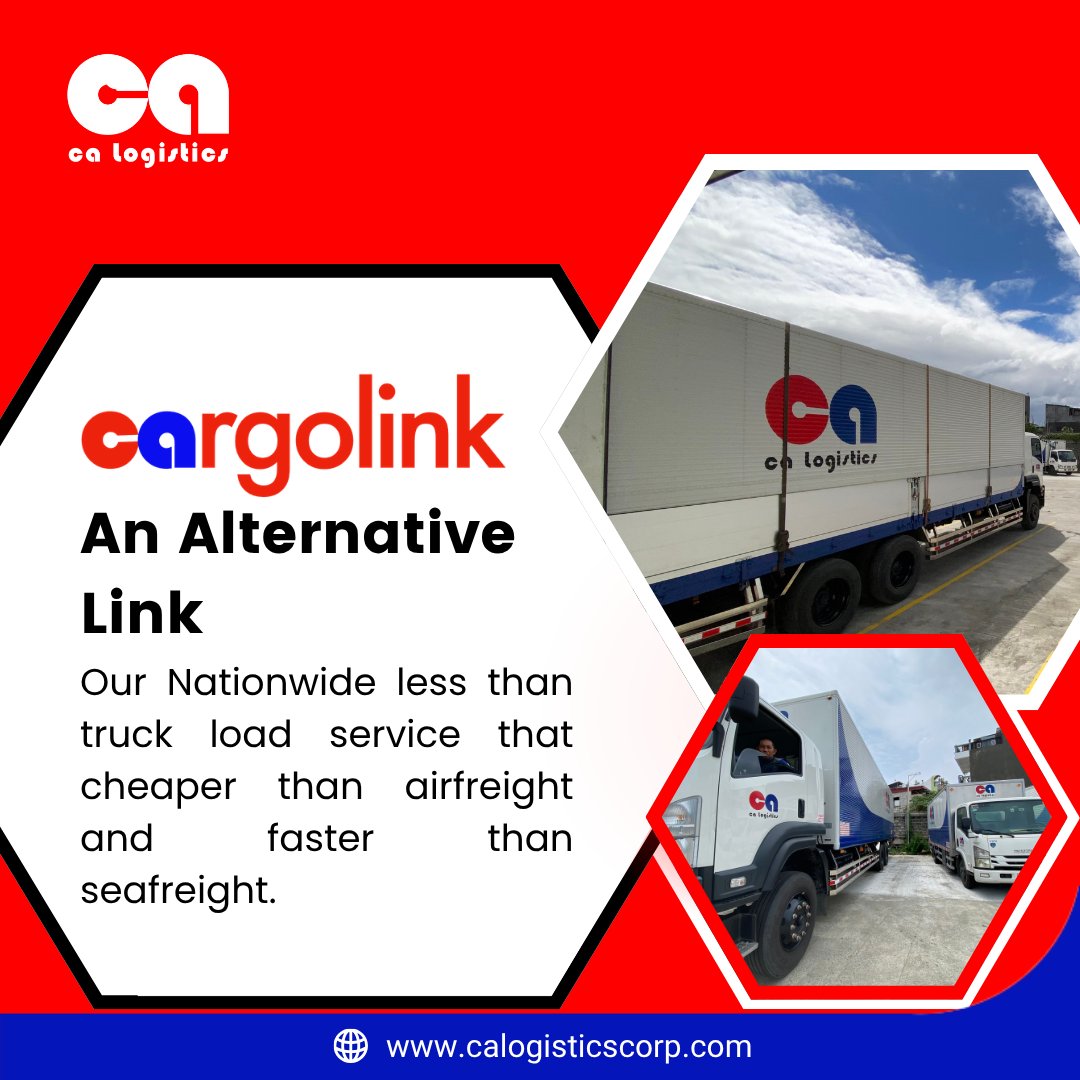 calogisticscorp's tweet image. cargolink
An Alternative Link
Our Nationwide less than truck load service that cheaper than airfreight and faster than seafreight.
#wedeliverthepromise
#makeiteasy
#calogistics
#logistics