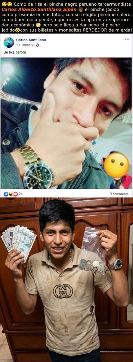 VivaNecroFever's tweet photo. 🤣Que risa da ver a los jodidos presumir, como el pinche NGR Carlos Alberto Santillana Sipán lolcow de NECROTEMANTE y nikumugiwara56 OzkarDJz™ Oscar Jiménez/ que subía fotos según el muy v3rg4s con su relojito de temu o mas bien prestado para la foto😆solo es un mu3rto de ambre. https://t.co/vyFkppX3LY