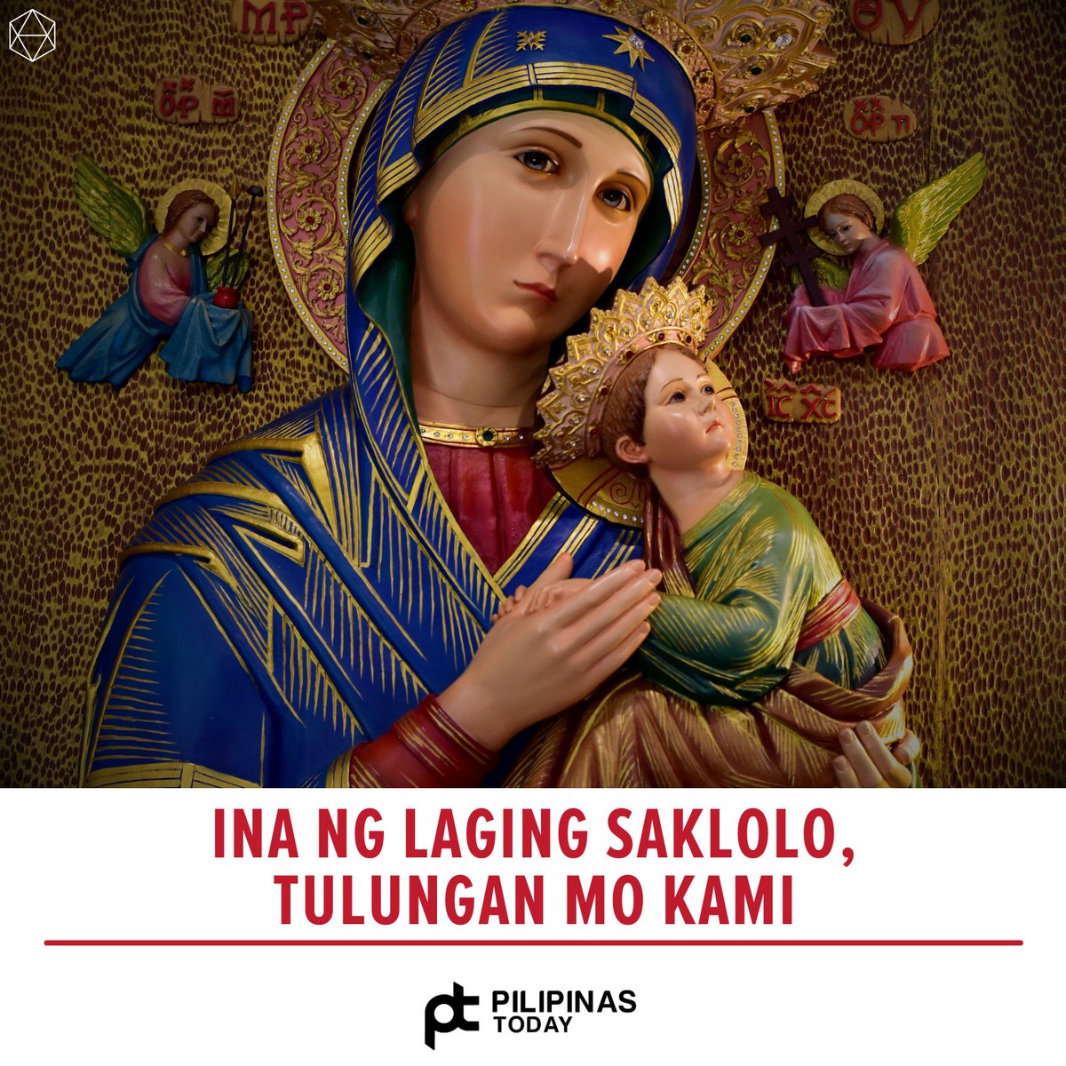 PilipinasToday_'s tweet photo. Ina ng laging saklolo, tulungan Mo kami sa araw-araw. Amen.
#PilipinasToday
#PerpetualHelp https://t.co/azvcYklRjU