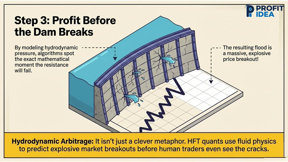 Choudhary14025's tweet photo. How do HFT supercomputers predict explosive market breakouts? They stop treating money like numbers, and start treating it like WATER. Let's break down Hydrodynamic Arbitrage
#Trading #HFT #QuantitativeAnalysis #Physics #StockMarket #AlgorithmicTrading #Finance
@anaadiprofessor https://t.co/DdZZhA1PnA