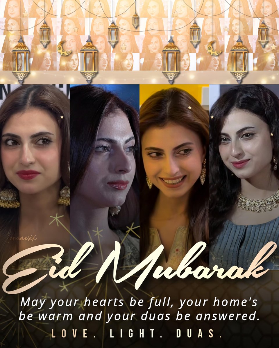 Eid Mubarak to my incredible families🌙 #FarrhanaRebellions
You all are my strength and my biggest blessing. Love you beyond words 💫
#FarrrhanaBhatt