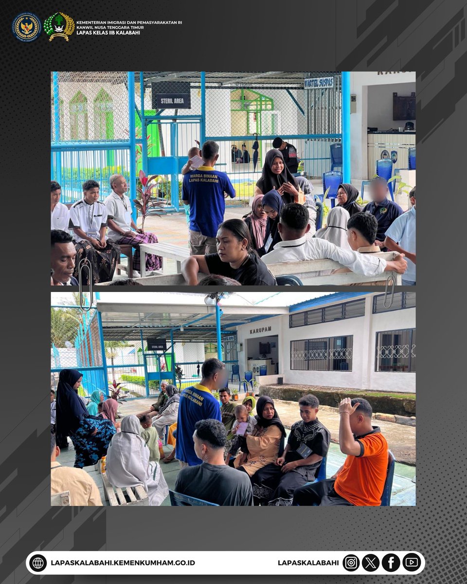 LapasKalabahi's tweet image. Penuh Suasana Kekeluargaan, Layanan Kunjungan Hari Raya Idul Fitri 1447 H di Lapas Kalabahi Berjalan Lancar

Selengkapnya:
lapaskalabahi18.blogspot.com/2026/03/penuh-…

#LapasKalabahi
#Kemenimipas
#AlwaysTheBest
~ KanwilDitjenpasNTT