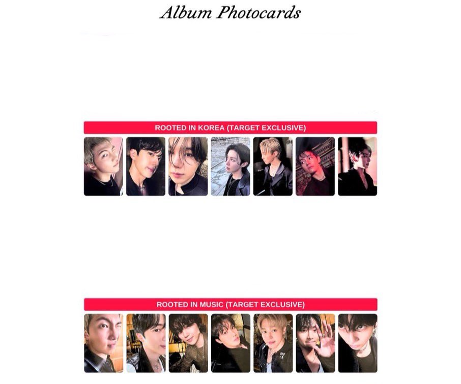 🍀WTS (WANT TO SALE) OPEN SHARING PHOTOCARD TARGET EXCLUSIVE BTS