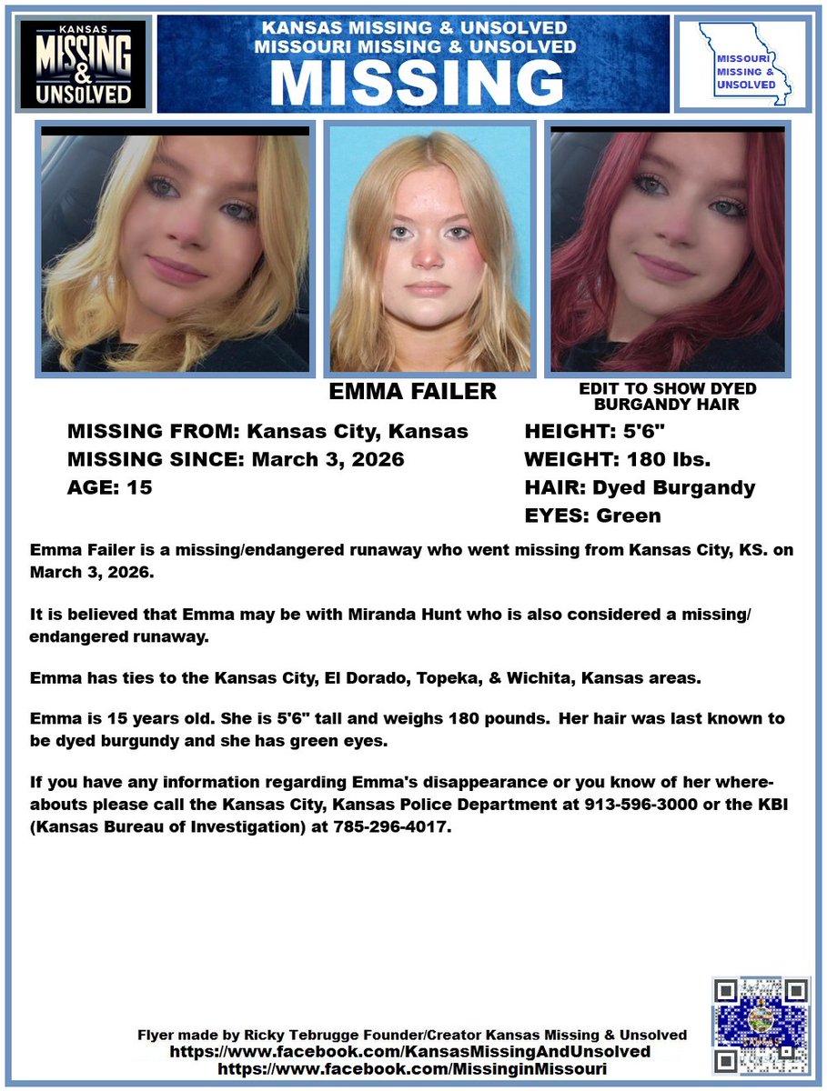 KS Missing&Unsolved - Ricky Tebrugge - FDR/CREATOR tweet media