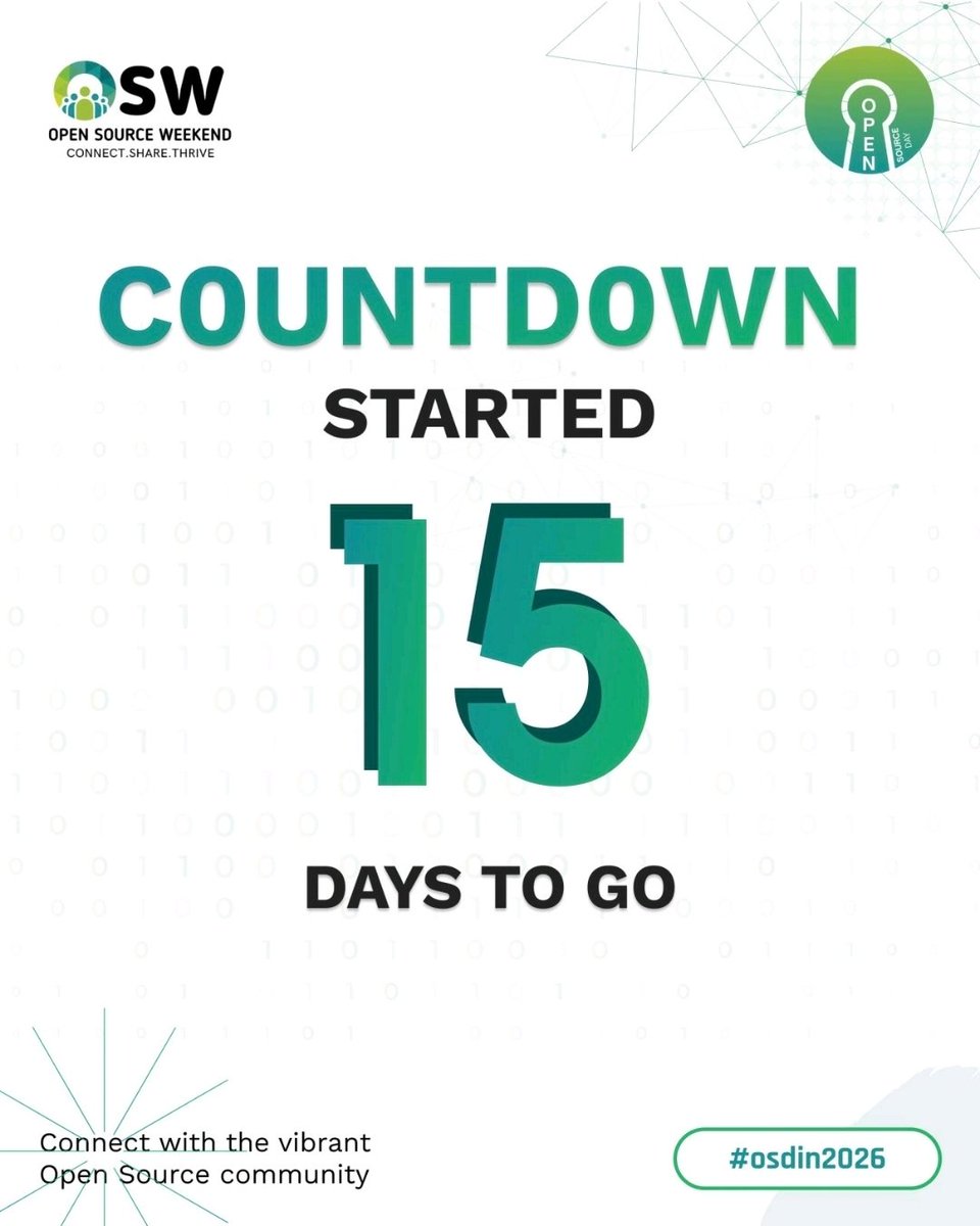 Open Source Weekend tweet media
