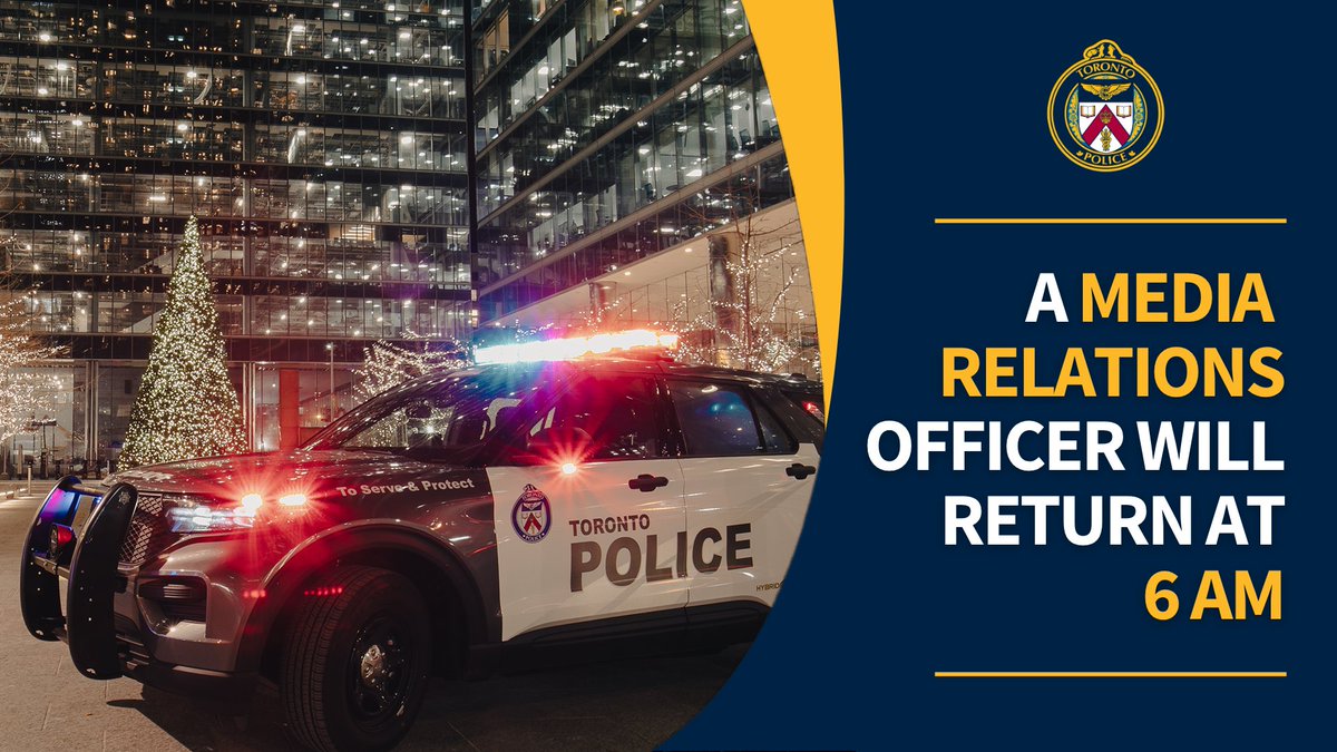 Toronto Police Operations tweet media