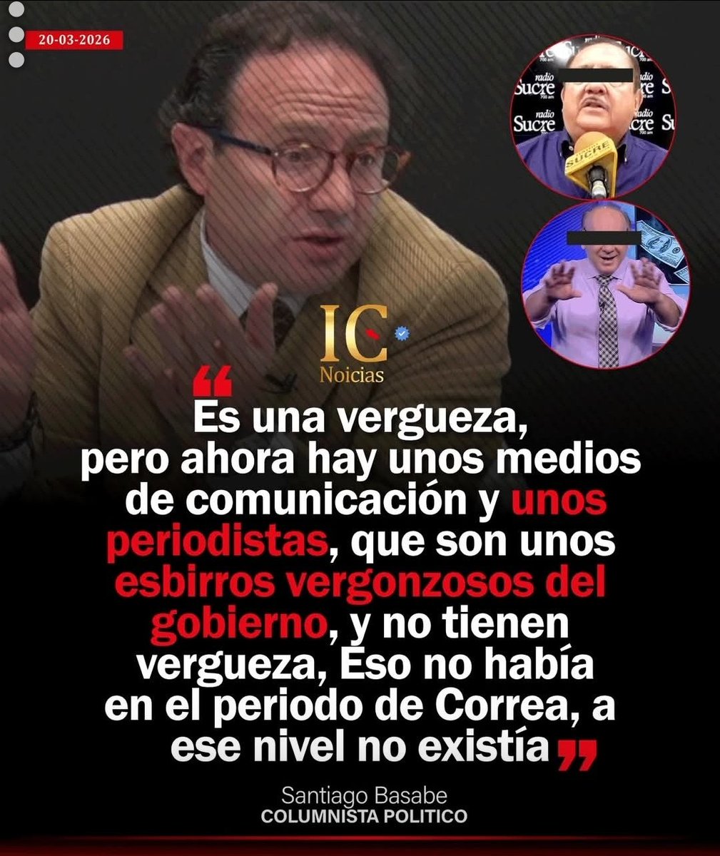 ibarraserrano's tweet photo. @CarlosVerareal  ud fue un referente de la verdad,  qué le pasó? https://t.co/c9PzFngoN8
