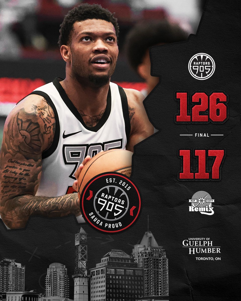 Raptors 905 tweet media