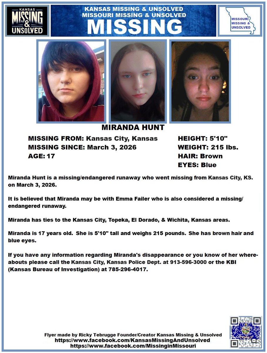 KS Missing&Unsolved - Ricky Tebrugge - FDR/CREATOR tweet media