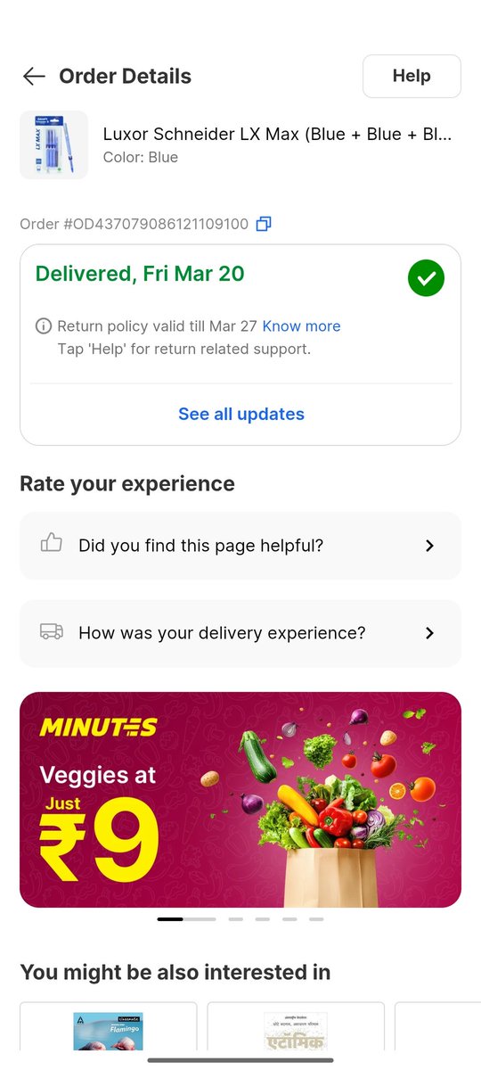 arpitjain_btech's tweet photo. @Flipkart Flipkart is doing almost fraud. I have ordered something with order ID OD437079086121109100. Nobody has delivered the product and it's showing that it's delivered. Nobody has taken OTP from me. Means where e-commerce is going. 
Regards
Advocate Arpit Jain https://t.co/Up34QAZ2KL